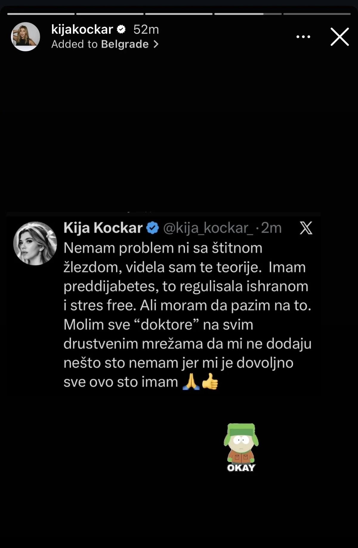 Kija Kockar se oglasila u jeku drame sa Kaćom, otkrila od čega boluje: Niko nije znao da ima ozbiljan problem