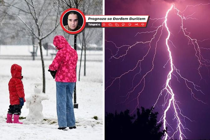 Vremenska prognoza sneg munje