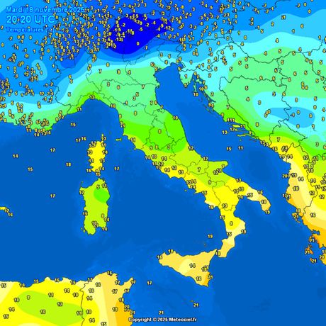 Trenutne temperature vazduha