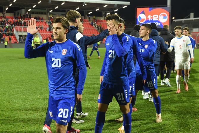 Vanja Vlahović - mlada fudbalska reprezentacija Srbije