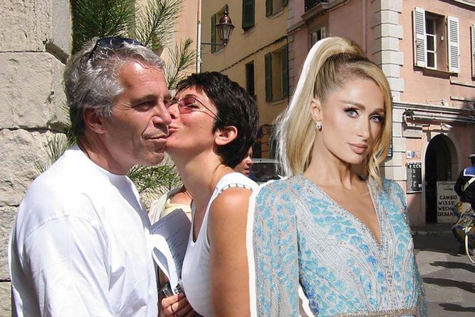 Džefri Epstajn, Gislejn Maksvel i Paris Hilton