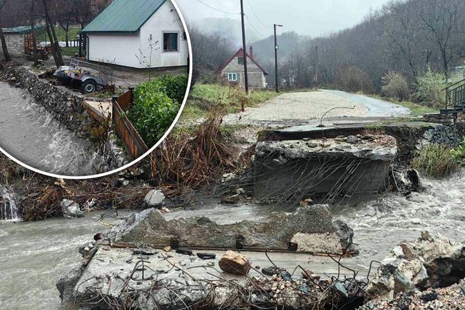 Kolašin Gornji Pažanj nevreme kiša padavine poplava