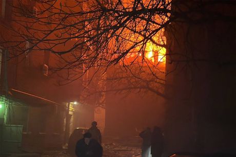 Ruski napad dronovima na Dnjepar