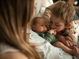 mama, žena, sin, dete, beba