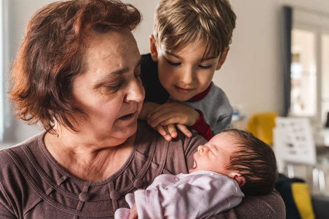 baka, baba, unuk, dete, beba