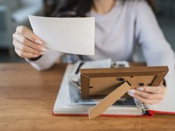 žena, fotografija, slika, ram za slike