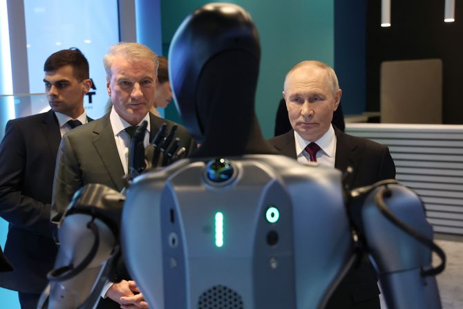 Vladimir Putin i robot