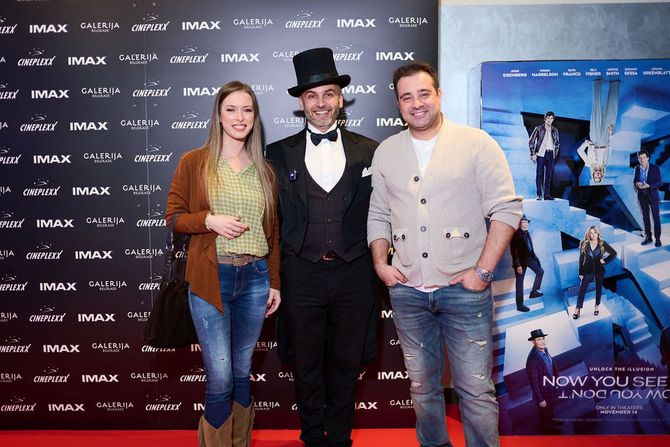 Pretpremijera filma , „Velika iluzija 3: Sad me vidiš, sad me ne vidiš“ u Beogradu