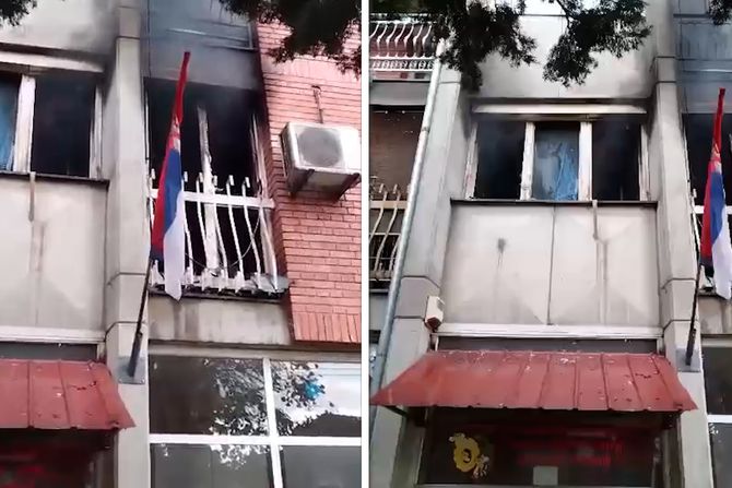 Požar u stanu u Lazarevcu