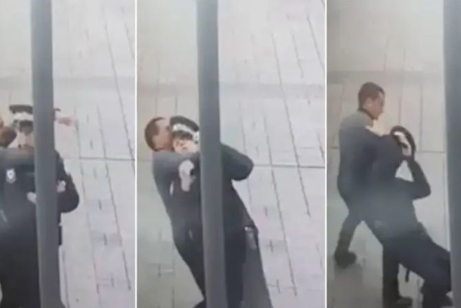 Napad na policajca ispred Palate Repulike Srpske