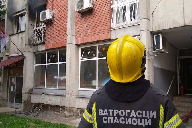 Požar u stanu u Lazarevcu