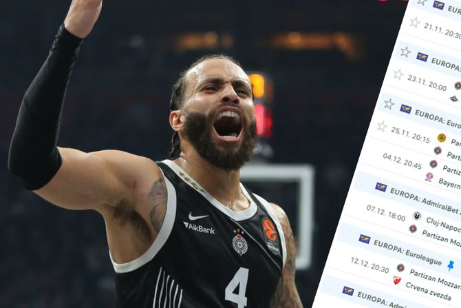 KK Partizan, raspored, Dvejn Vašington