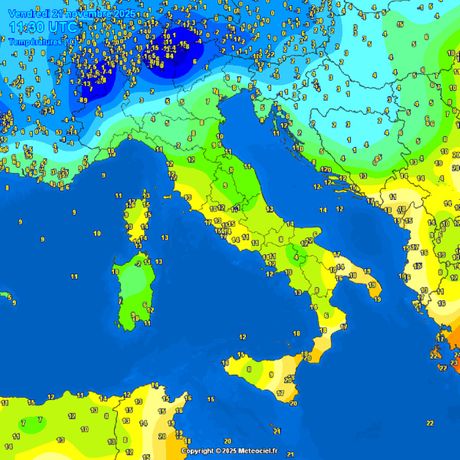 Trenutne temperature vazduha