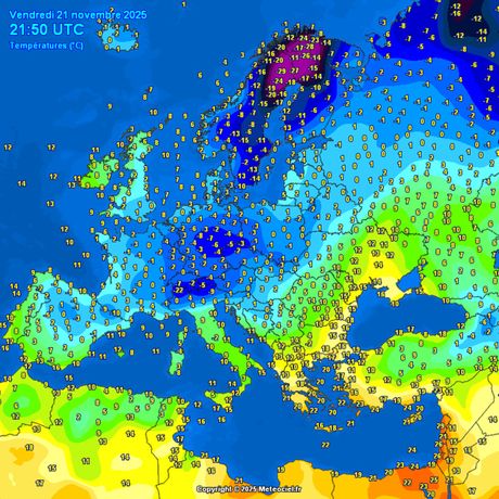 Trenutne temperature vazduha