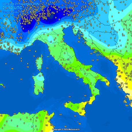 Trenutne temperature vazduha