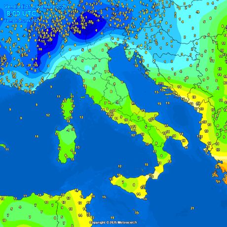 Trenutne temperature vazduha