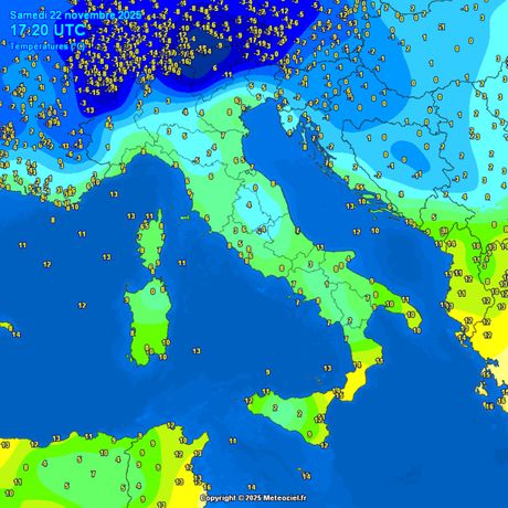 Trenutne temperature vazduha