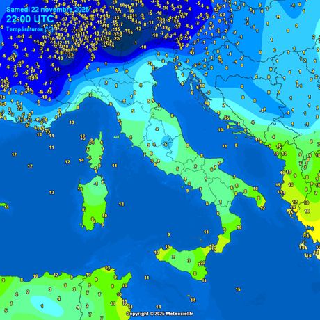 Trenutne temperature vazduha