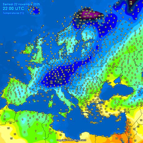 Trenutne temperature vazduha