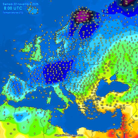 Trenutne temperature vazduha