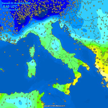 Trenutne temperature vazduha