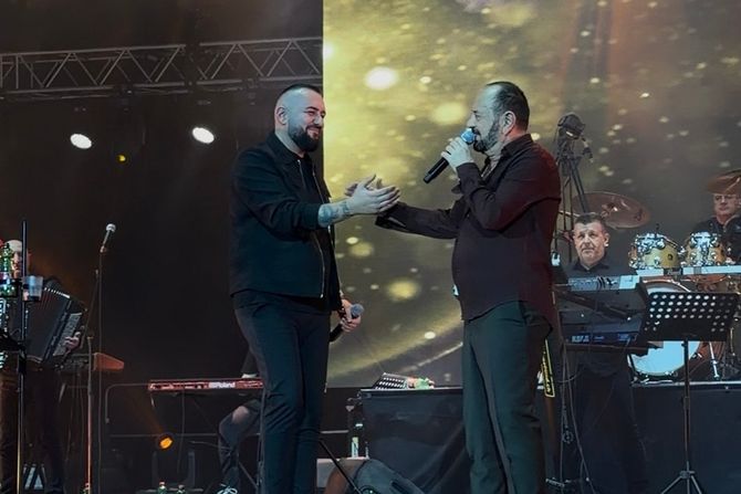 Emir Brunčević i Mile Kitić, Arena Zagreb