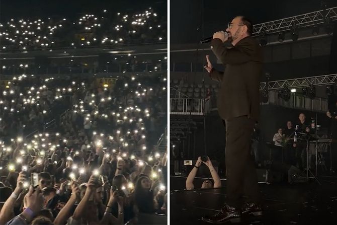 Mile Kitić, Arena Zagreb