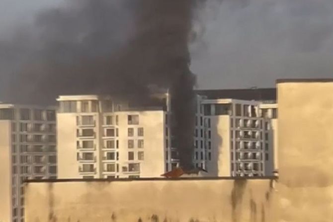 Rumunija Bukurešt požar