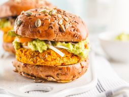 Vege burger bundeva