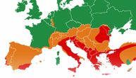 Pojavila se nova karta Evrope: Najveći deo Balkana u CRVENOM, dok je sever gotovo potpuno siguran