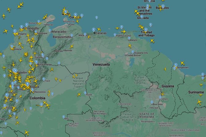 Prazno nebo nad Venecuelom