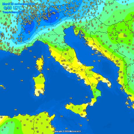 Trenutne temperature vazduha