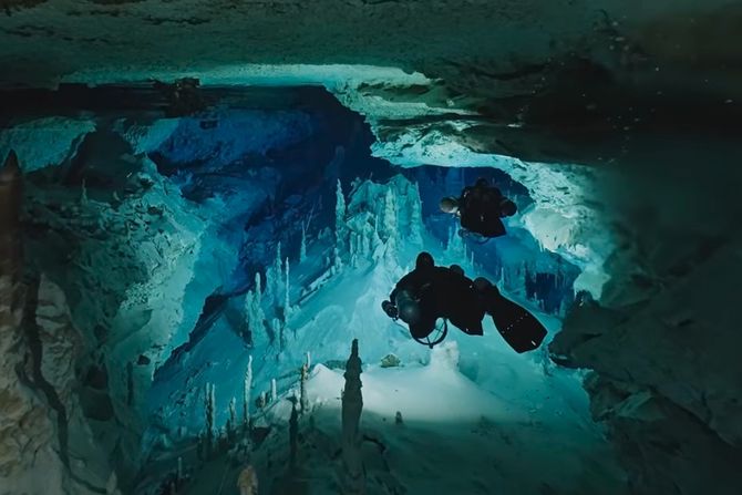 podvodna pećina, meksiko