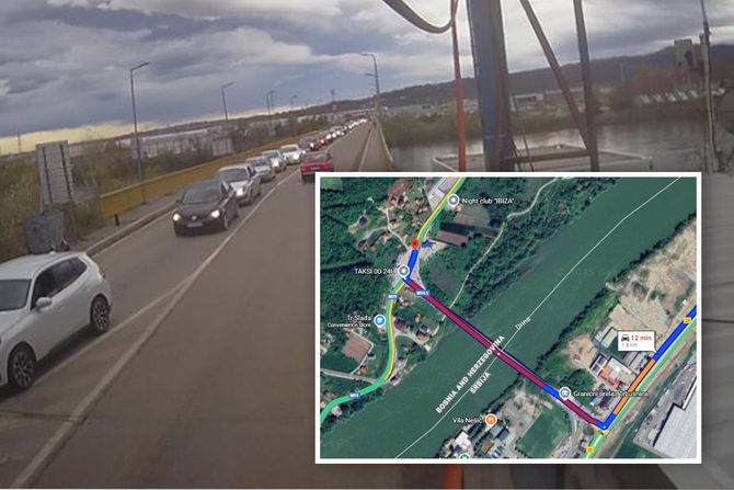 Granični prelaz Šepak, gužva