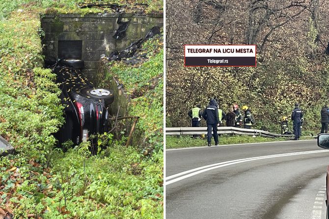 Čačak, Međuvršje, kanal, saobraćajna nesreća