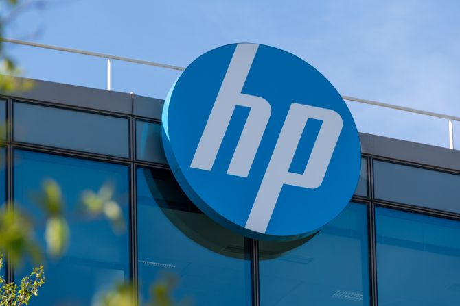 HP logo, Hewlett Packard