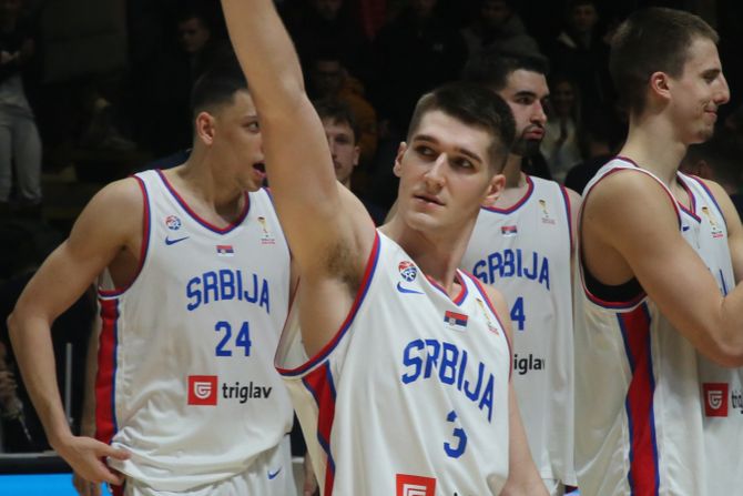 Srbija - Švajcarska, Košarka