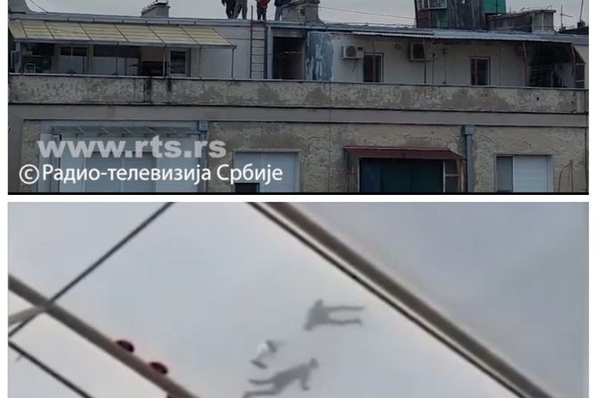 Pekanje po krovovima zgrada