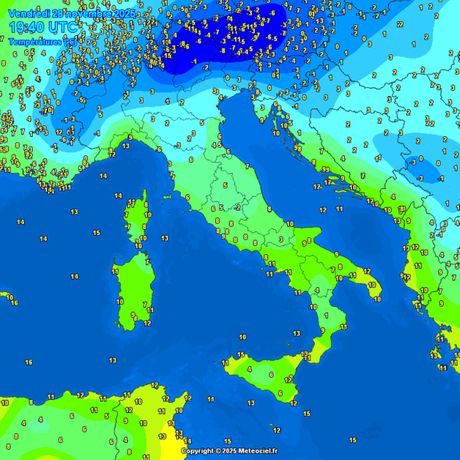 Trenutne temperature vazduha