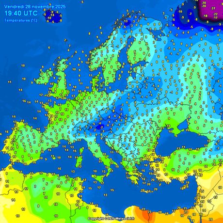 Trenutne temperature vazduha