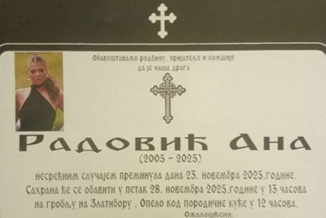 ANA RADOVIĆ umrlica
