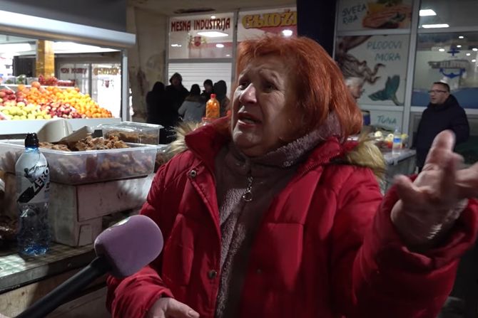 Tuča na Novoj pijaci u Kruševcu