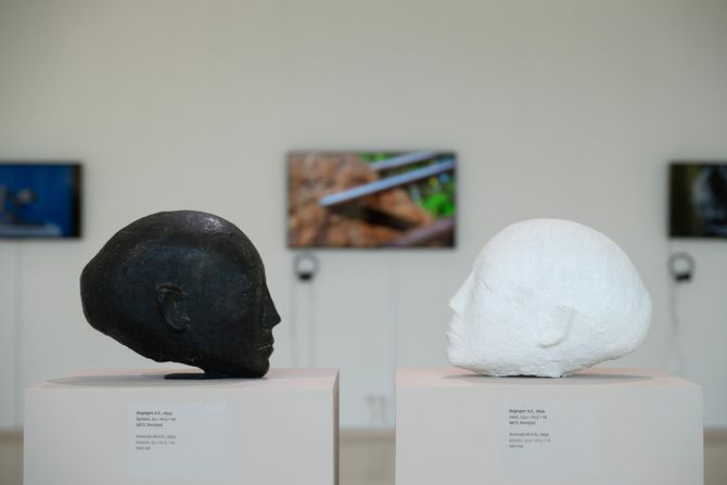 Izložba Muzikalnost i skulpturalnost - Olga Jevrić, foto Bojana Janjić - MSUB