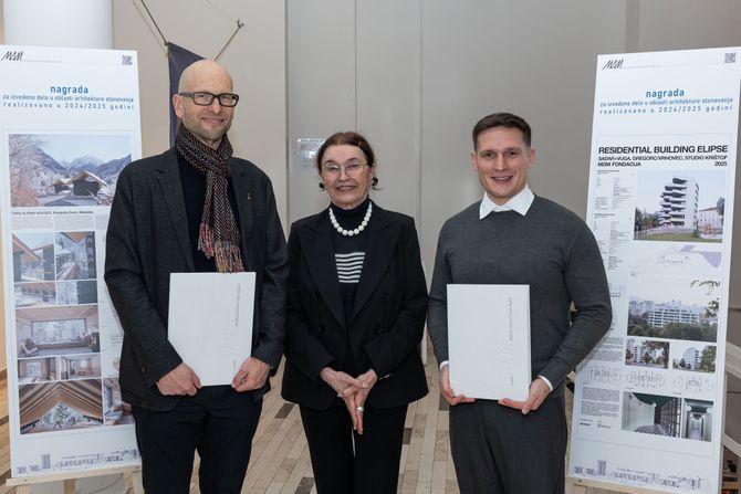Uručena prva regionalna nagrada Fondacije "Milenija i Darko Marušić" za izvedeno delo u oblasti arhitekture stanovanja