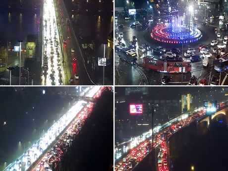 Saobraćaj gužva Beograd Brankov most Slavija Autoput Novi Beograd Most Gazela