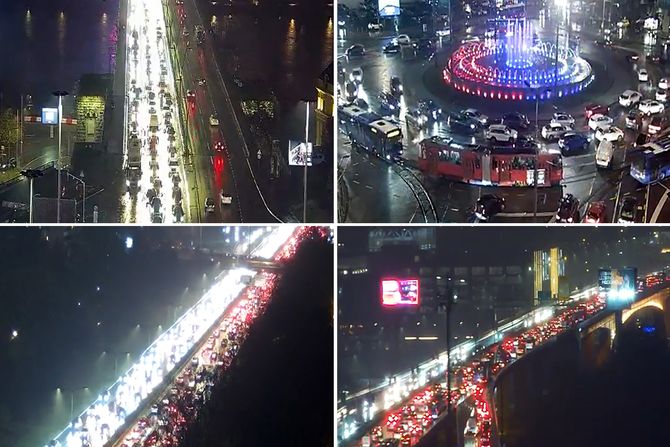 Saobraćaj gužva Beograd Brankov most Slavija Autoput Novi Beograd Most Gazela