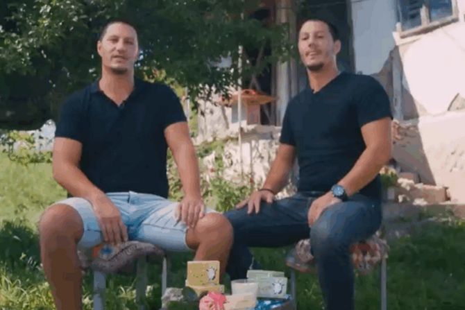 Petar i Pavle Stevanović iz Dobrače kod Kragujevca, proizvodnja sapuna od kozjeg mleka