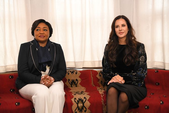 Tamara Vučić sa suprugom predsednika Konga