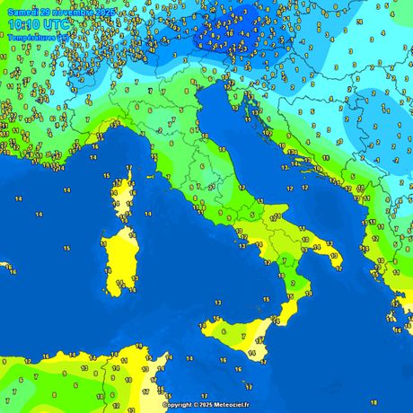 Trenutne temperature vazduha