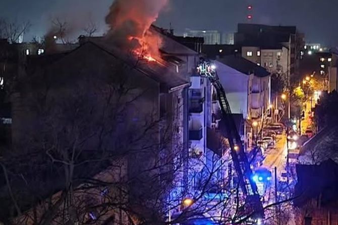 Požar u Novom Sadu